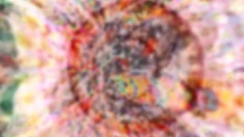 Dreamlike Slow Motion Psychedelic Blur Abstract footage (1158) Stock Footage 129440620