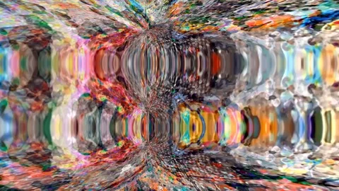 Dreamlike Slow Motion Psychedelic Blur Abstract footage (1159) Stock Footage 129441643