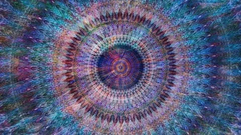 Dreamlike Slow Motion Psychedelic Blur Abstract footage (2203) Stock Footage 129480923