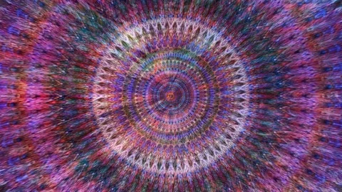 Dreamlike Slow Motion Psychedelic Blur Abstract footage (2207) Video stock 129481286