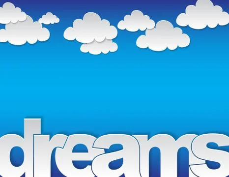 Dreams concept 스톡 일러스트