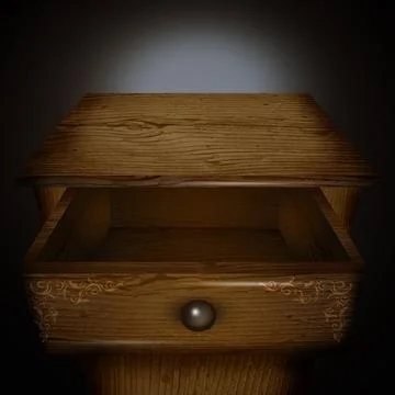 Dreams in the drawer Stock Illustration