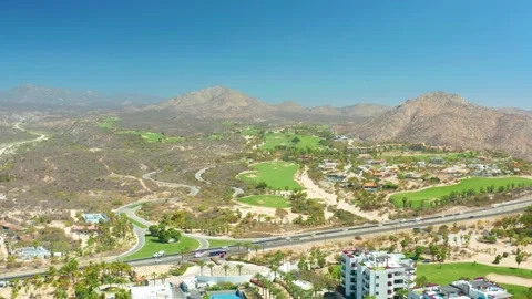DREAMS LOS CABOS BCS MEXICO-2021: Aerial Footage Of Resort And Roads With Stock Footage 153447321