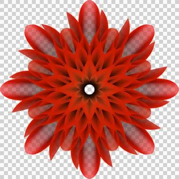 Dreams red flower Stock Illustration