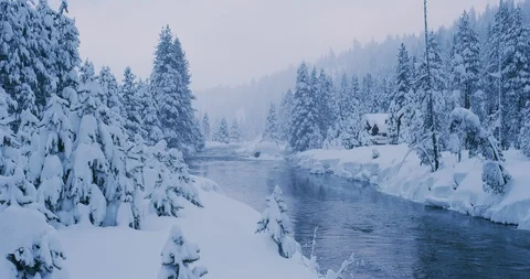 Dreams of winter Stock Footage 103881153