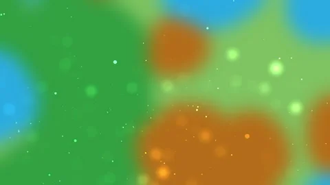 Dreamscape Particles: Animated Glowing Dots on Colorful Gradient Stock Footage 310641403