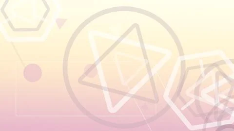 A dreamy abstract background with translucent hexagon shapes and gentle gra.. Stock Illustration