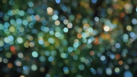 Dreamy abstract bokeh background featuring soft glowing lights Stock Footage 340318527