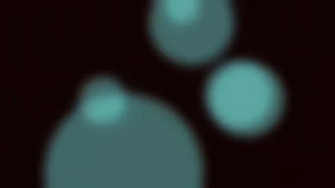 Dreamy abstract bokeh background with glowing translucent circle overlay ef.. Stock Footage 340378294