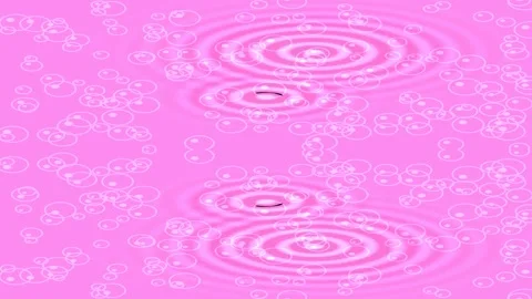 Dreamy abstract bubble effect on soft lavender background seamless motion vid Stock Footage 335520743