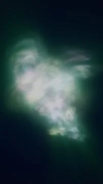 Dreamy abstract cloud of soft glowing mist with delicate white and pastel ton Stock Photos
