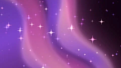 A dreamy abstract with waves and glowing stars Video stock 330076099
