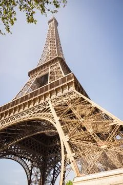 Dreamy angles of the Eiffel Tower - Paris Stock Photos