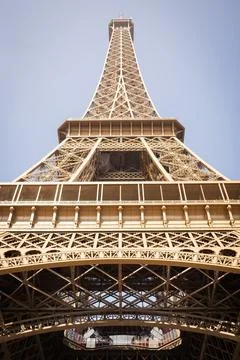 Dreamy angles of the Eiffel Tower - Paris Stock Photos