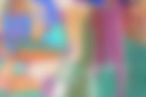 Dreamy background with blurred soft gradient and noise texture - Pink glow Foto stock