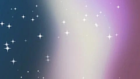 Dreamy Blue and Pink Gradient with Sparkling Stars Stock Footage 328557367
