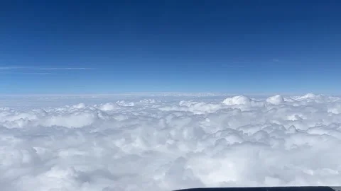 Dreamy Blue Sky with Clouds Stock Footage 287954565