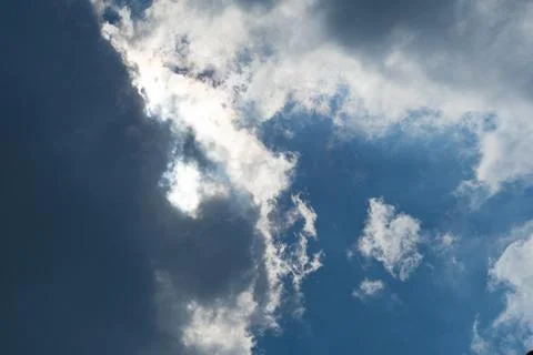 Dreamy Cloud Formations: Dreamy cloud formations are ethereal and captivati.. Stock Photos