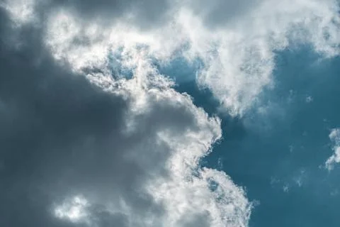 Dreamy Cloud Formations: Dreamy cloud formations are ethereal and captivati.. Stock Photos