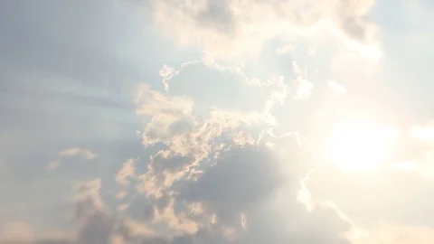 Dreamy Clouds Stock Footage 77106632