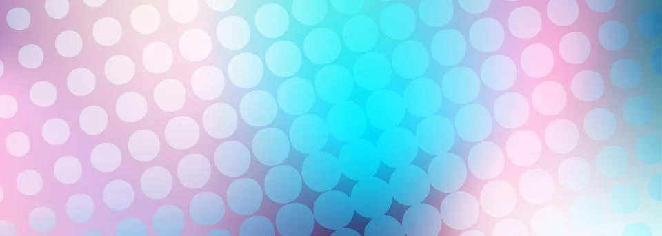 Dreamy Dots, Gradient Texture banner Background with copy space Stock Illustration