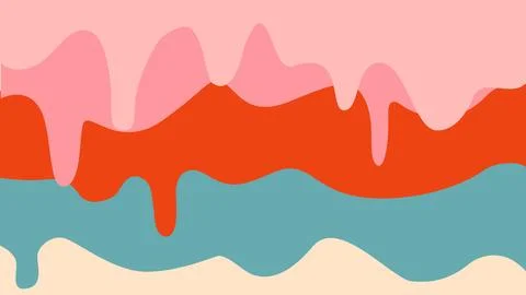 Dreamy drip flow background Stock Illustration