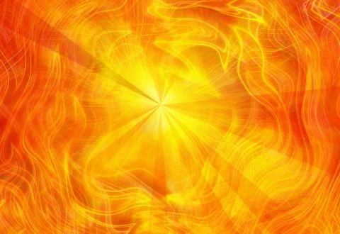 Dreamy fire rays backgrounds Stock Illustration