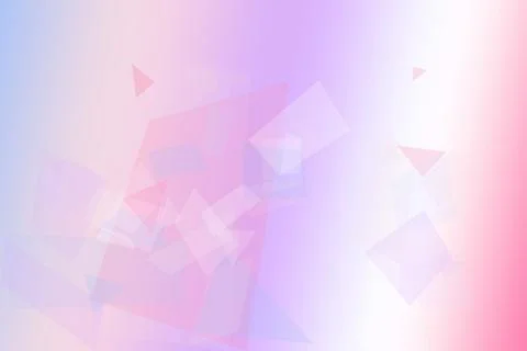A dreamy gradient backdrop filled with soft pastel polygon shapes, creating.. 스톡 일러스트