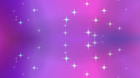 A dreamy gradient background with sparkling light stars Video stock 330076115