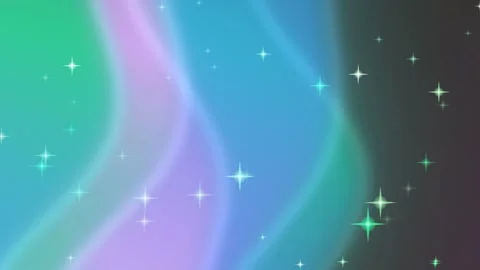 A dreamy gradient background with sparkling stars Stock-Footage 330076116