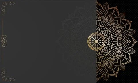 Dreamy gradient wallpaper with mandala pattern. Vector background for yoga, 스톡 일러스트