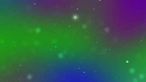 Dreamy Green Glow – Soft Gradient with Sparkles in Landscape Stock Footage 310641666