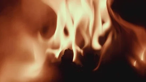 Dreamy Handheld Flames Stock Footage 73940862
