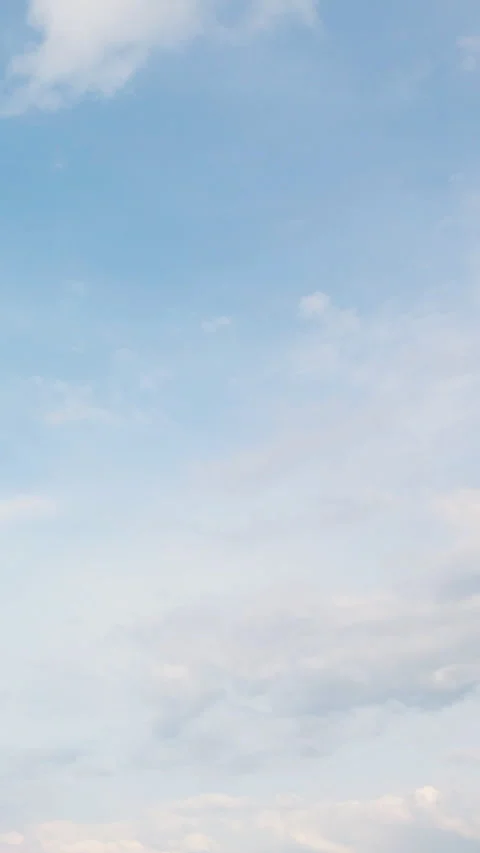 A dreamy high-resolution timelapse of clouds Stock Footage 304194555