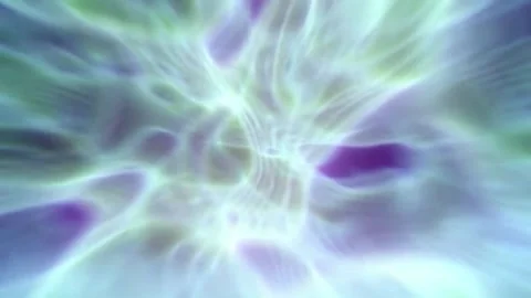 Dreamy Light Blue Abstract Nebula Cosmic Energy Loop Stock Footage 333919174