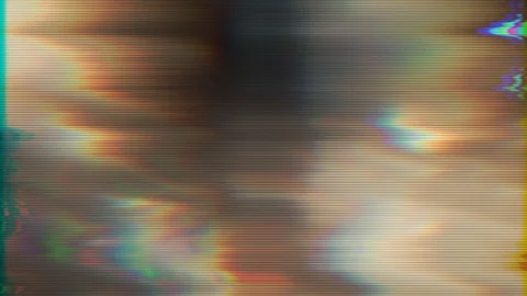Dreamy light elements, chaotic distortions, signal error concept. Stock Footage 106445308