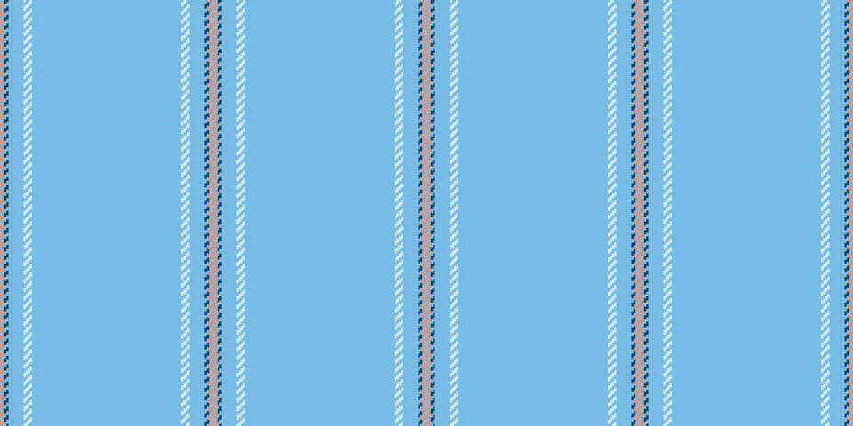 A dreamy line based textile pattern presents ordered stripe intervals with a  Illustrazione stock