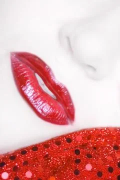 Dreamy lips Stock Photos