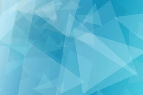 A dreamy low-poly geometric pattern in pastel cyan, white, and soft pink cr.. Illustrazione stock