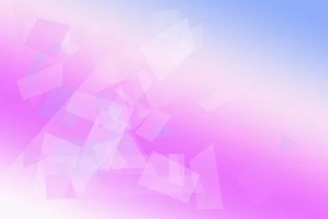 A dreamy modern abstract backdrop of translucent pink geometric shapes and .. Illustrazione stock