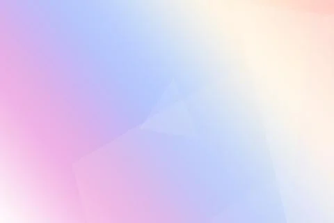A dreamy multicolor geometric gradient blends pink, blue, and soft highligh.. Stock Illustration