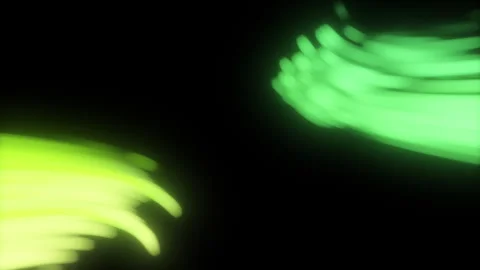 Dreamy Neon Gradient Light Waves Stock Footage 332994151