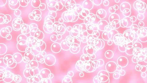 Dreamy pastel bubble flow pattern over soft magenta backdrop. Stock Footage 333111209