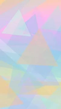 A dreamy pastel geometric triangle pattern in soft gradients creates a calm.. Stock Illustration