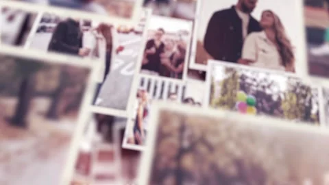 Dreamy Photo Slideshow After Effects stock