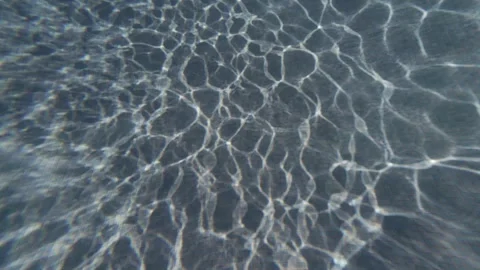 Dreamy pool water pattern loop with spectrum light leak Stock Footage 346805028