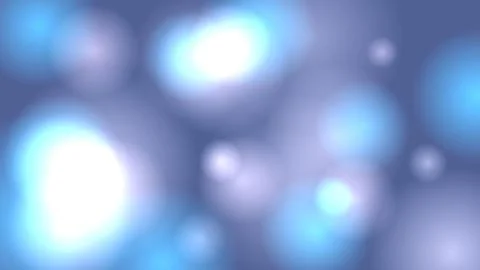 Dreamy Soft Blue Bokeh Background with Blurred Glowing Light Particles for .. Stock Illustration