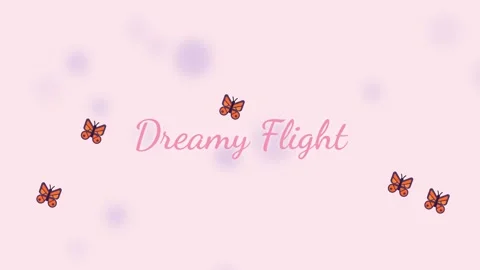 Dreamy soft pink aesthetic loop: Floating hearts and gentle butterfly anima.. Stock Footage 337576589