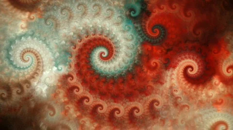 Dreamy spirals Stock Footage 591529