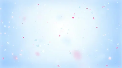 Dreamy Winter Sakura Petals Floating Motion Background Loop Video stock 342381962
